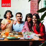 Avias Indus Stainless steel Cookpot 20G Hammered Food Server for family
