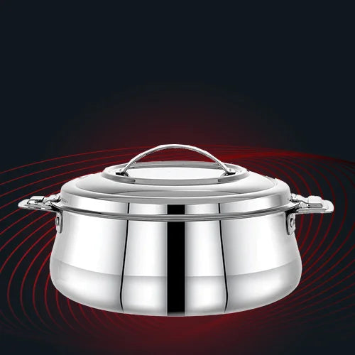 AVIAS Riara Silver Premium Stainless steel casserole serving hot food tableware