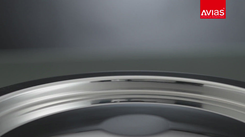AVIAS Riara premium stainless steel Triply Tope with steel lid