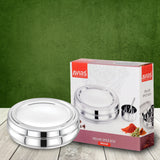 AVIAS stainless steel Deluxe spice box with stainless steel lid package