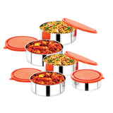 AVIAS Storie Bowls Set Premium quality stainless steel with food