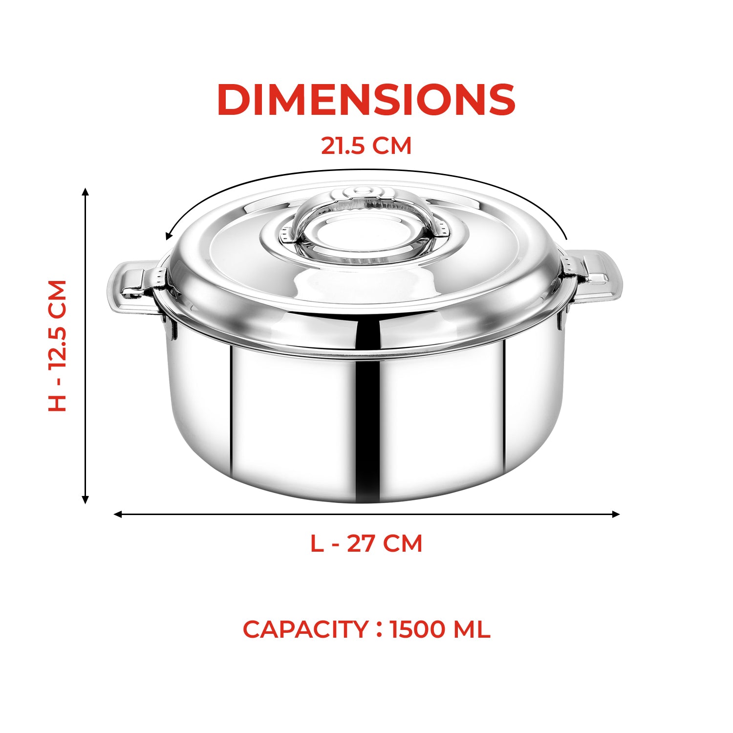 1500ml casserole